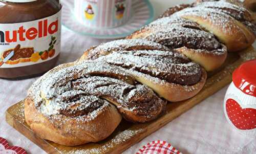 Brioche tressée au Nutella avec Thermomix