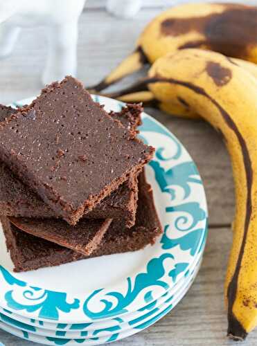 Brownies aux bananes et chocolat