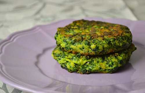 Burger d'épinards avec Thermomix