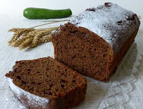 Cake léger au cacao et courgette