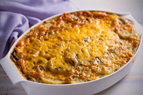 Ce gratin de pommes de terre et champignons est le plat réconfortant parfait