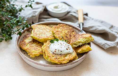 Ces galettes de gruyère et de courgettes sont fantastiques