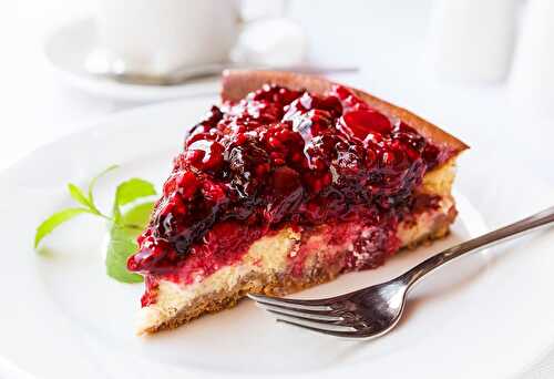 Cheesecake au Skyr et fruits rouges