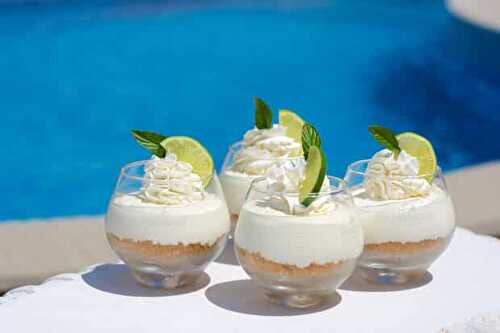 Cheesecake Mojito en Pots avec Thermomix