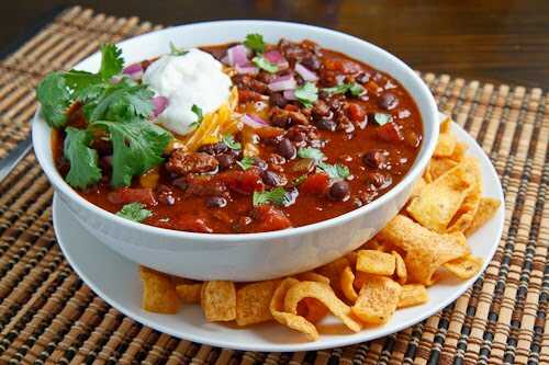 Chili con carne viande hachée