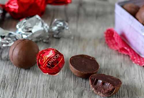 Chocolat Lindor Lindt Fait Maison au Thermomix