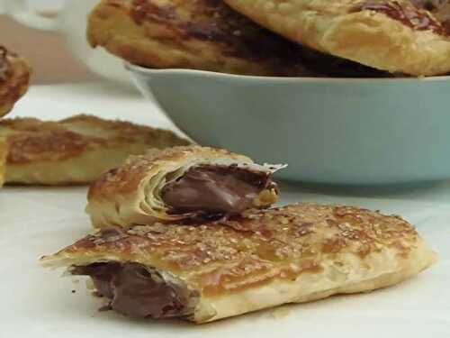 Cigares feuilletés au nutella avec Thermomix