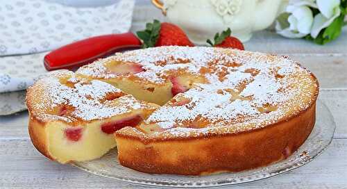 Clafoutis à la fraise au Thermomix