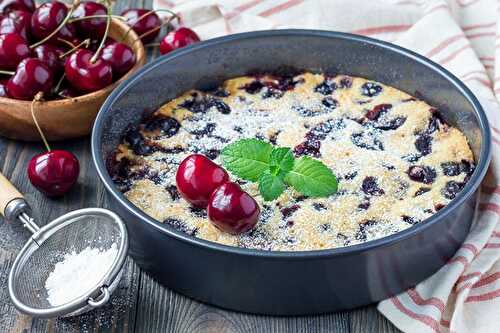 Clafoutis aux cerises sans gluten