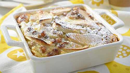 Clafoutis aux pommes et raisins secs