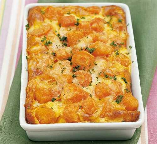 Clafoutis de carottes pour régime