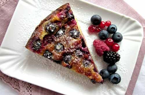 Clafoutis léger de fruits rouges WW