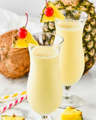 Cocktail Piña colada avec thermomix