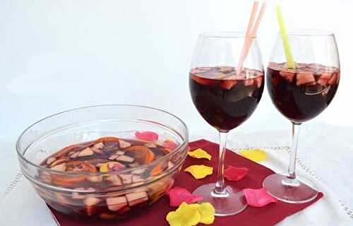 Cocktail Sangria maison avec Thermomix