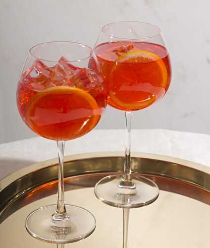 Cocktail Spritz Veneziano au Thermomix