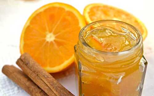 Confiture d'orange à la cannelle au Thermomix