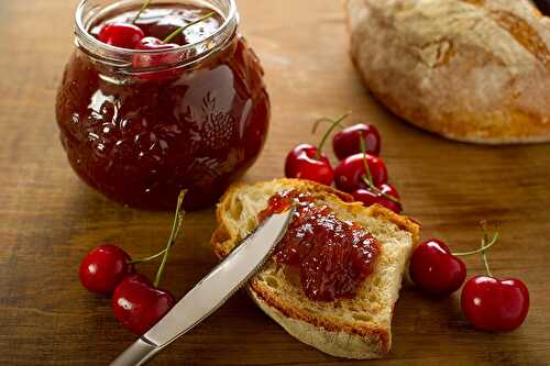 Confiture de cerises faite au Thermomix