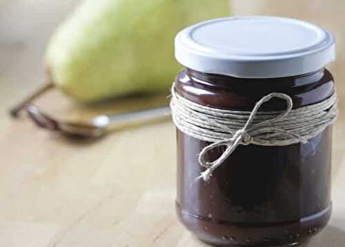 Confiture de Poires au Chocolat et au Rhum au Thermomix