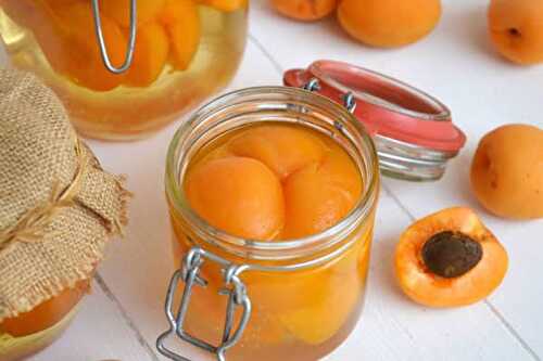 Conserves d'abricots au sirop avec Thermomix