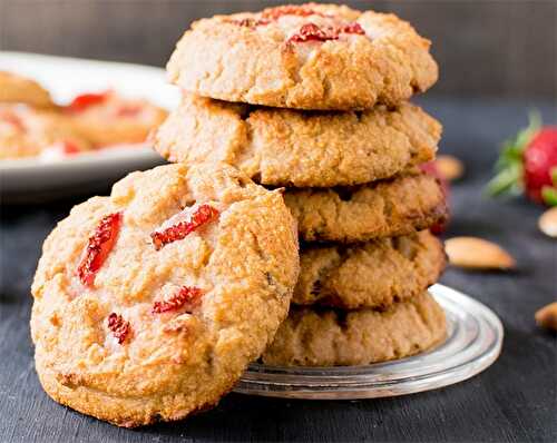 Cookies au yaourt et fraises