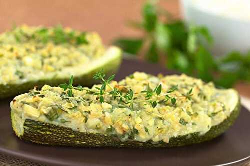 Courgettes gratinées