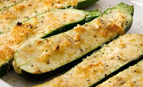 Courgettes rôties au parmesan