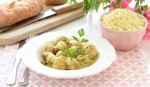 Couscous avec boulettes de viande au curry avec Thermomix