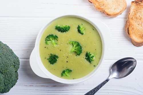 Crème de brocoli et pommes de terre