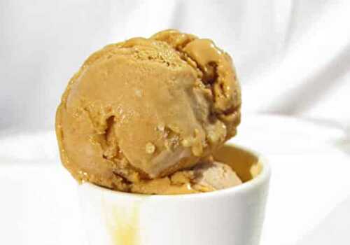 Crème glacée au caramel au beurre salé avec Thermomix