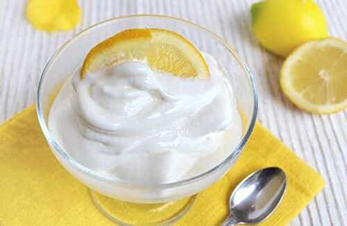 Crème glacée au citron avec Thermomix