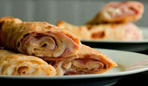 Crêpes légères au jambon et fromage WW