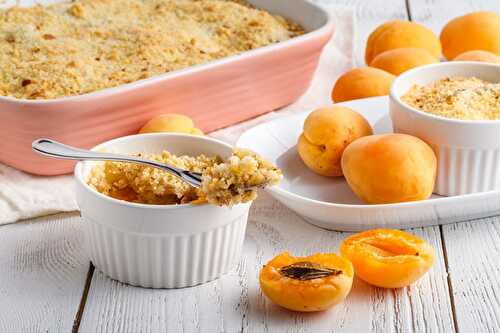 Crumble d'abricots