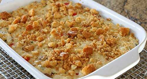 Crumble de courgette au poulet avec Thermomix