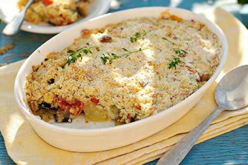 Crumble de courgette jambon et fromage frais : Plat authentique qui ravira toutes les papilles