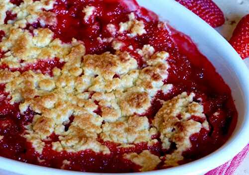 Crumble Léger aux Fraises