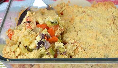 Crumble léger aux légumes WW