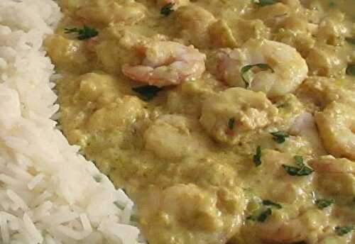 Curry de Crevettes au Yaourt