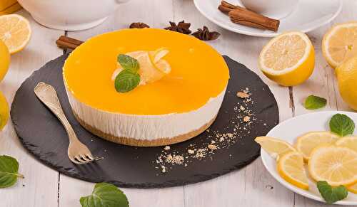 Délicieux cheesecake au citron, le dessert qui accompagne parfaitement votre café