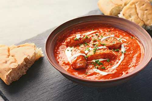 Délicieux poulet à la crème de tomate