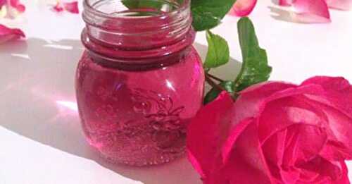 Eau de rose fait maison avec Thermomix