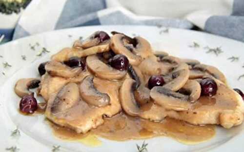 Escalope de Veau aux Champignons au Thermomix