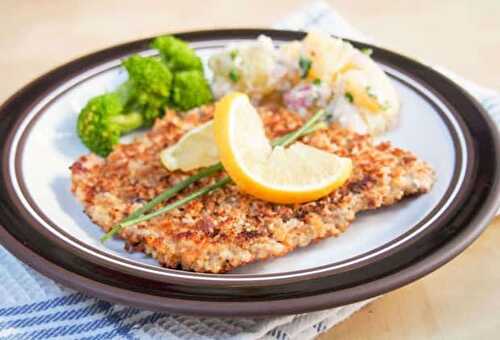 Escalopes de Dinde en croûte de carotte légères