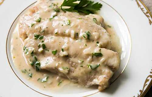 Filets de poisson à la sauce crémeuse au Thermomix