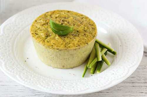 Flan de saumon et courgettes