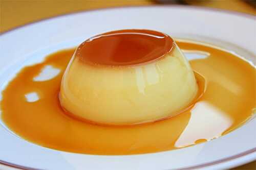 Flan léger au caramel