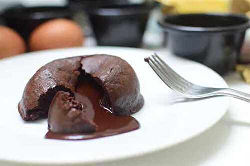 Fondant au chocolat au micro-ondes