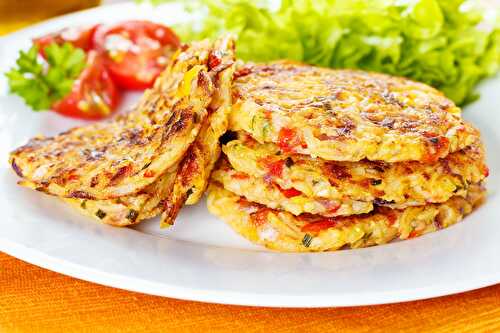 Galettes de légumes d'été