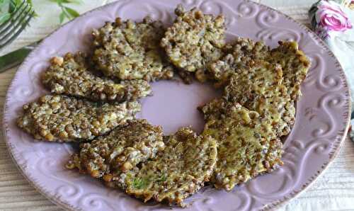 Galettes de lentilles allégées WW