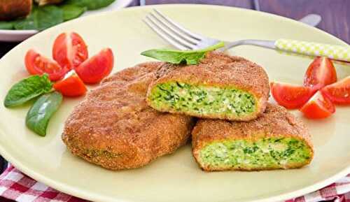 Galettes de Poulet aux épinards WW