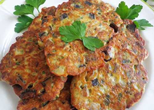 Galettes Légères d'Aubergines